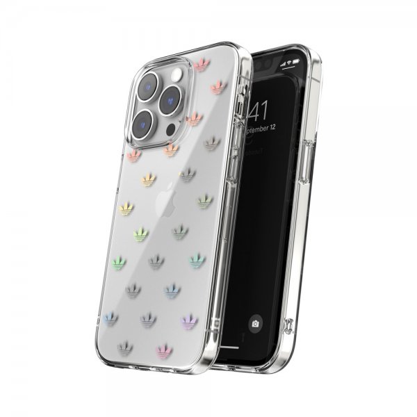 Adidas iPhone 14 Pro Skal Trefoil Clear Case Transparent