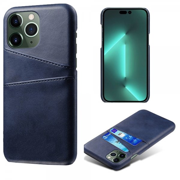 iPhone 14 Pro Cover To Kortlommer Blå