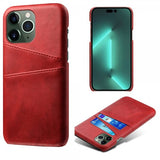 iPhone 14 Pro Cover To Kortlommer Rød