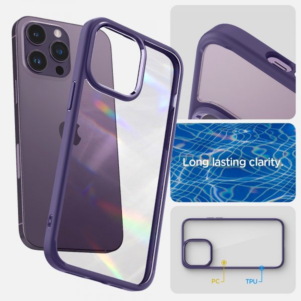Spigen iPhone 14 Pro Cover Ultra Hybrid Deep Purple