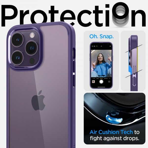 Spigen iPhone 14 Pro Cover Ultra Hybrid Deep Purple