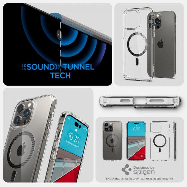 Spigen iPhone 14 Pro Cover Ultra Hybrid MagFit Carbon Fiber