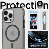 Spigen iPhone 14 Pro Cover Ultra Hybrid MagFit Frost Black