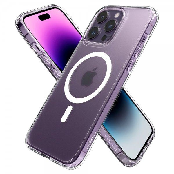Spigen iPhone 14 Pro Cover Ultra Hybrid MagFit Frost Clear