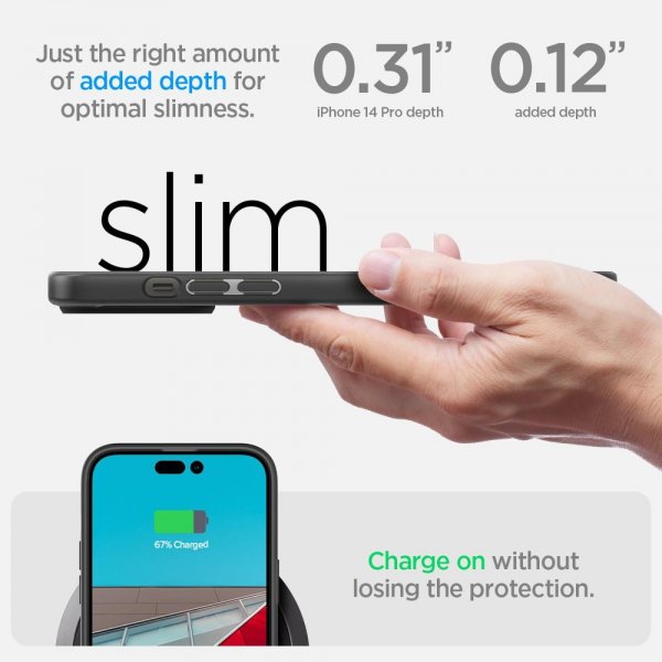 Spigen iPhone 14 Pro Cover Ultra Hybrid Matte Black