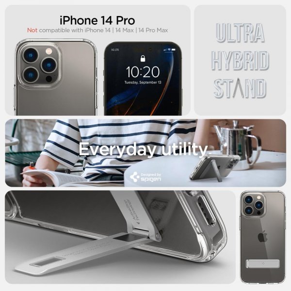 Spigen iPhone 14 Pro Cover Ultra Hybrid S Crystal Clear