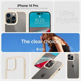 Spigen iPhone 14 Pro Cover Ultra Hybrid Sand Beige