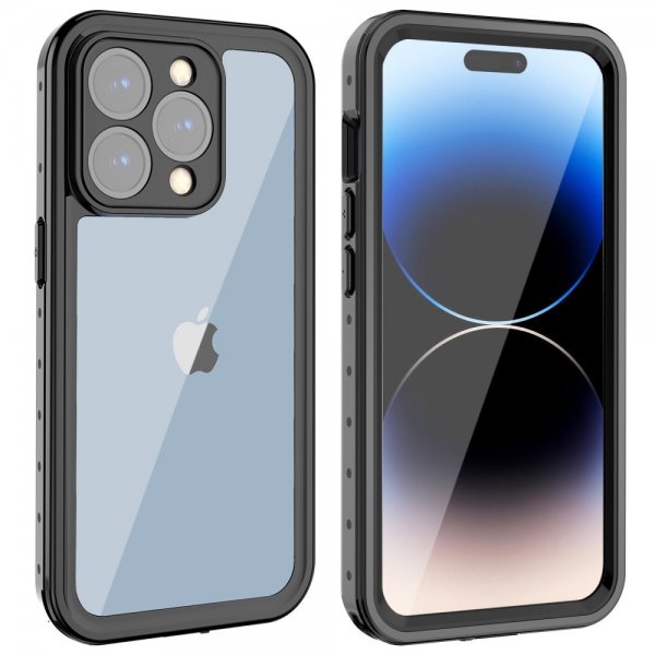 Redpepper iPhone 14 Pro Cover Vandafvisende IP68 Sort