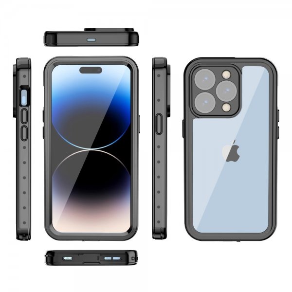 Redpepper iPhone 14 Pro Cover Vandafvisende IP68 Sort