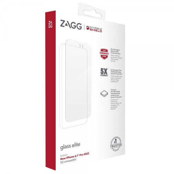 ZAGG InvisibleShield iPhone 14 Pro Skærmbeskyttelse Glass Elite