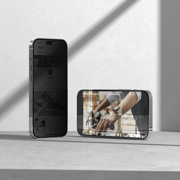 Ringke iPhone 14 Pro Skærmbeskyttelse Privacy Glass
