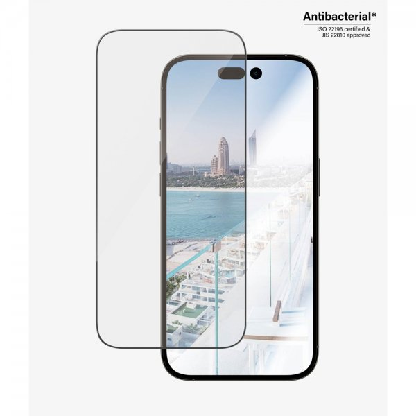 PanzerGlass iPhone 14 Pro Skærmbeskyttelse Ultra-Wide Fit Anti-reflective EasyAligner