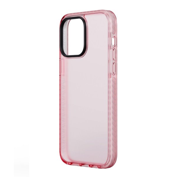 iPhone 14 Pro Cover Stødsikkert TPU Rosa