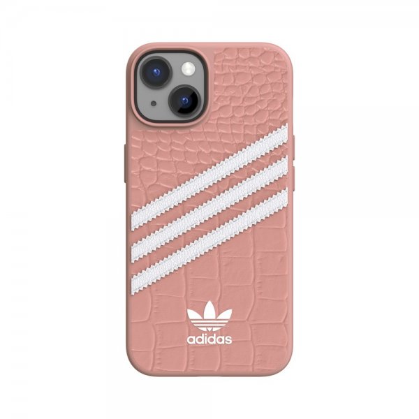 Adidas iPhone 14 Cover 3 Stripes Snap Case Alligator Pink