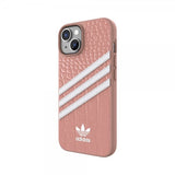 Adidas iPhone 14 Cover 3 Stripes Snap Case Alligator Pink