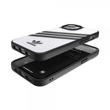 Adidas iPhone 14 Cover 3 Stripes Snap Case Hvid Sort