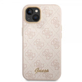 Guess iPhone 13/14/15 Cover 4G Logo Rosa