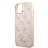 Guess iPhone 13/14/15 Cover 4G Logo Rosa