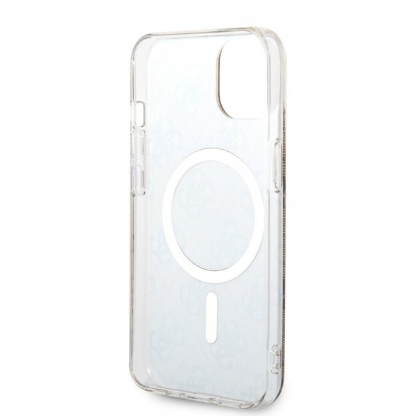 Guess iPhone 14 Cover 4G Pattern MagSafe Brun