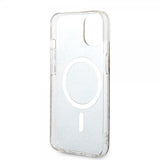 Guess iPhone 14 Cover 4G Pattern MagSafe Brun