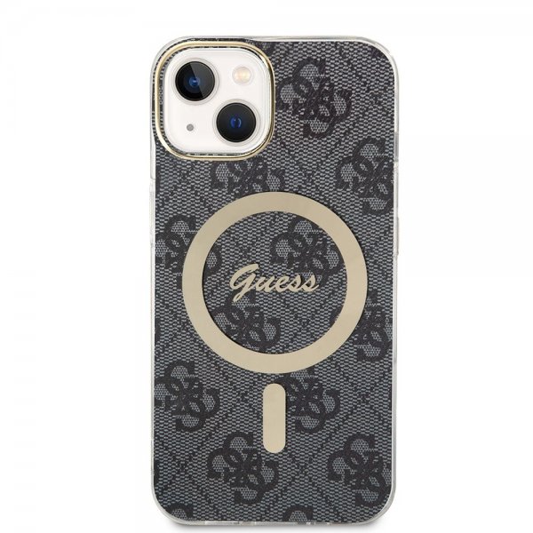 Guess iPhone 14 Cover 4G Pattern MagSafe Sort