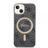 Guess iPhone 14 Cover 4G Pattern MagSafe Sort