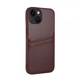 Buffalo iPhone 13/iPhone 14 Cover Backcover med Kortrum Brun