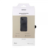 Buffalo iPhone 13/14 Cover Backcover med Kortlommer Sort