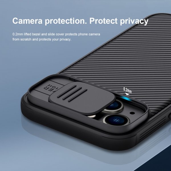 Nillkin iPhone 13/14 Cover CamShield Pro Sort