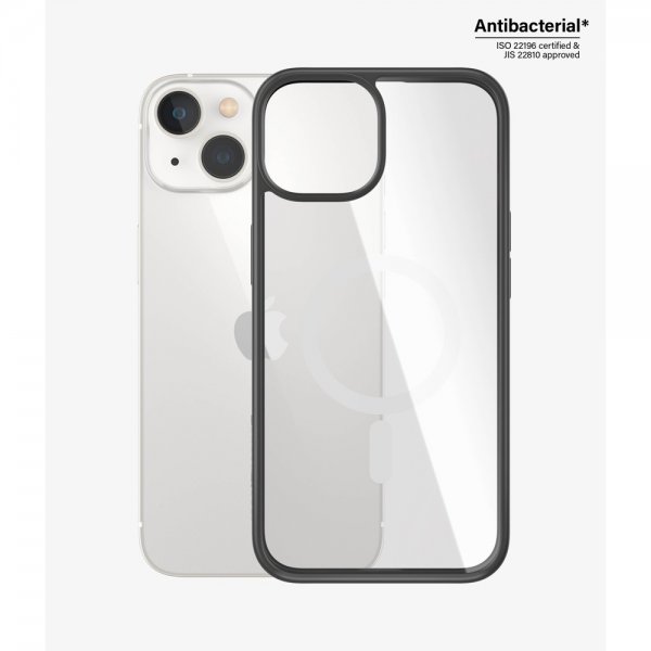 PanzerGlass iPhone 13/iPhone 14 Cover ClearCase Black Edition MagSafe