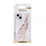 Onsala iPhone 13/iPhone 14 Cover Fashion Edition White Rhino Marble