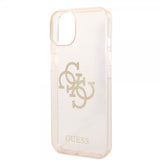 Guess iPhone 14 Cover Full Glitter Guld