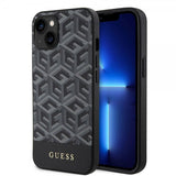 Guess iPhone 14 Cover G Cube MagSafe Sort