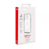 Celly iPhone 14 Cover GELSKINMAG MagSafe Transparent