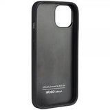 Audi iPhone 14 Cover Ægte Læder Etui Sort