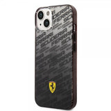 Ferrari iPhone 14 Cover Gradient Scuderia Sort