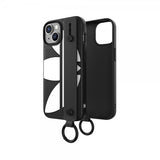Adidas iPhone 14 Cover Handstrap Case Sort Hvid