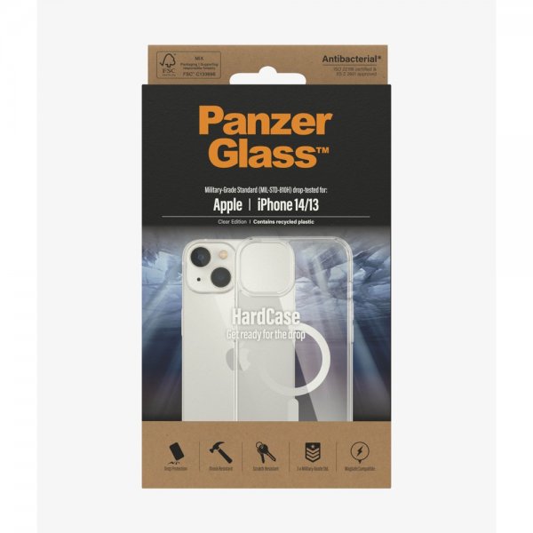 PanzerGlass iPhone 13/iPhone 14 Cover HardCase MagSafe Transparent