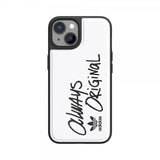 Adidas iPhone 14 Cover Inlay Embroidery Case Hvid Sort