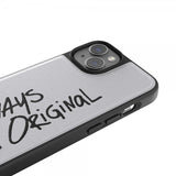 Adidas iPhone 14 Cover Inlay Embroidery Case Hvid Sort