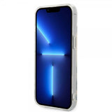 Karl Lagerfeld iPhone 14 Cover Karl & Choupette Gradient Hvid
