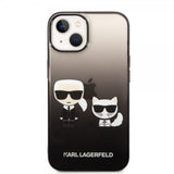 Karl Lagerfeld iPhone 14 Cover Karl & Choupette Gradient Sort