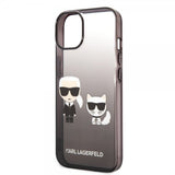 Karl Lagerfeld iPhone 14 Cover Karl & Choupette Gradient Sort