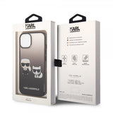 Karl Lagerfeld iPhone 14 Cover Karl & Choupette Gradient Sort