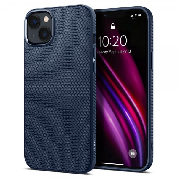 Spigen iPhone 14 Cover Liquid Air Navy Blue