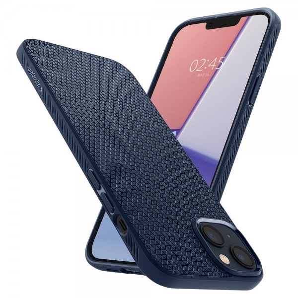 Spigen iPhone 14 Cover Liquid Air Navy Blue