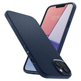 Spigen iPhone 14 Cover Liquid Air Navy Blue