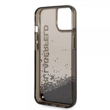 Karl Lagerfeld iPhone 14 Cover Liquid Glitter Transparent Sort
