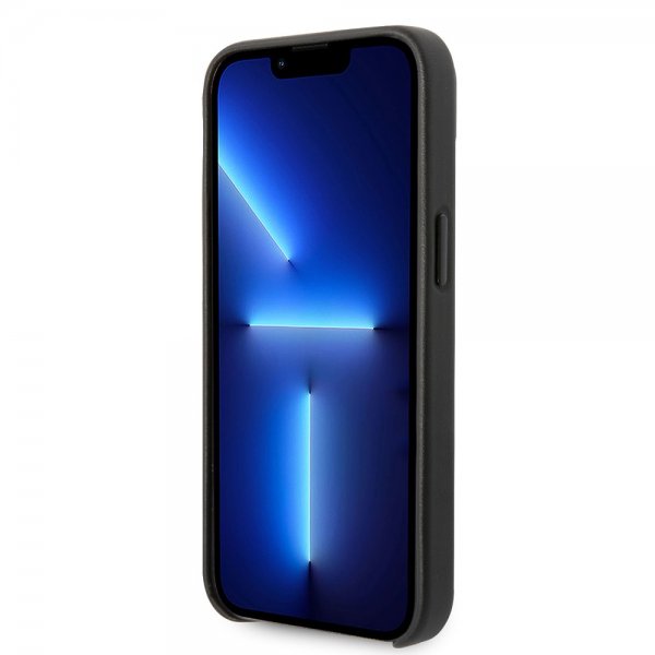 Karl Lagerfeld iPhone 14 Cover Logo Perforeret Sort