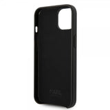 Karl Lagerfeld iPhone 14 Cover Logo Perforeret Sort